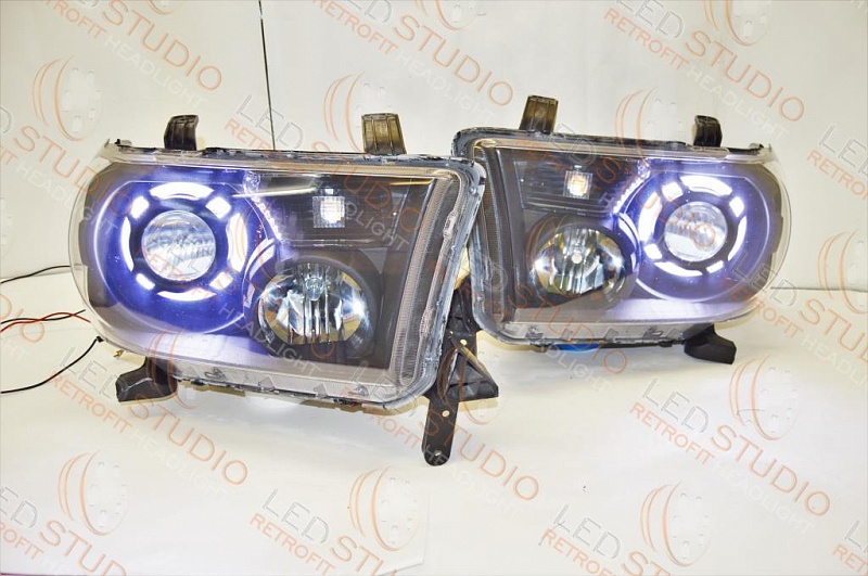 Светодиодные фары Toyota Sequoia Bi Led